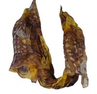 Dámská žluto-vínová vzorovaná šifonová šála 