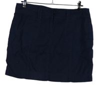 Dámská tmavomodrá plátěná sukně Colours of the World 