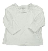 Bílé triko H&M