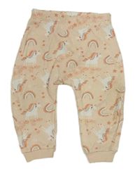 Světlerůžové tepláky s jednorožci Matalan