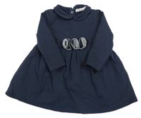 Tmavomodré teplákové šaty zEMC