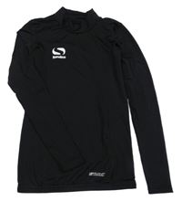 Černé funkční triko s logem Sondico