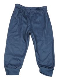 Tmavomodré sportovní tepláky Shein