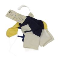 Nové - 3 set - 3x modro-žluté ponožky