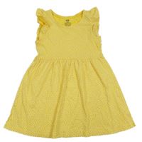 Žluté šaty s puntíky H&M