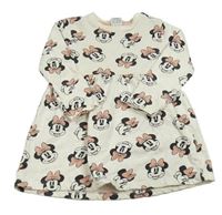 Smetanové teplákové šaty s Minnie Pep&Co