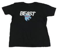 Černé tričko s potiskem