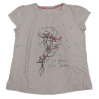 Světlerůžové tričko s holčičkou