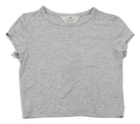 Šedé crop tričko H&M