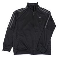 Černá sportovní propínací mikina Adidas