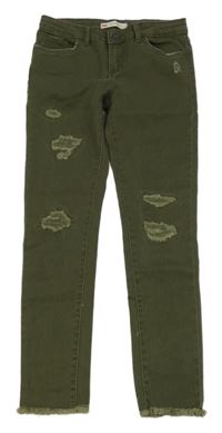 Khaki skinny rifle s prošoupáním Levi´s