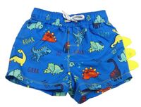 Modré plážové kraťasy s dinosaury Matalan