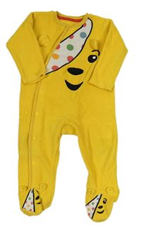 Žlutý fleecový overal - Pudsey George