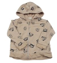 Starorůžová propínací mikina s Minnií a kapucí zn. H&M