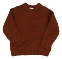 Hnědý svetr Zara