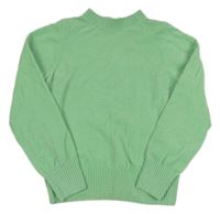 Světlezelený žinylkový svetr Yigga 