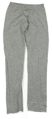 Šedé melírované legíny