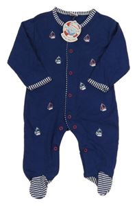 Nové - Tmavomodrý overal s plachetnicemi Little Mariner