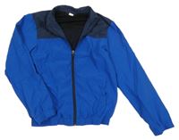 Safírovo-tmavomodrá šusťáková sportovní bunda Pro Touch