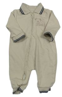 Béžový overal s koalou a límečkem George 