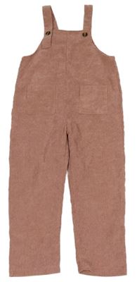 Růžové manšestrové laclové kalhoty Shein