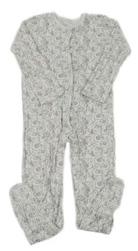 Bílý overal s labutěmi George