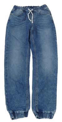 Modré jogger rifle H&M