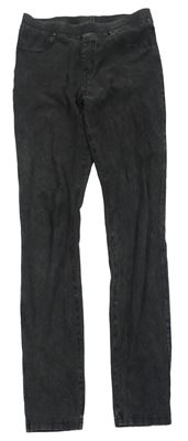 Černé melírované tregíny H&M