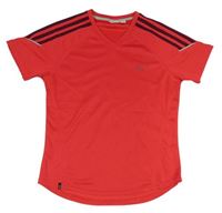 Jahodové funkční sportovní tričko Adidas