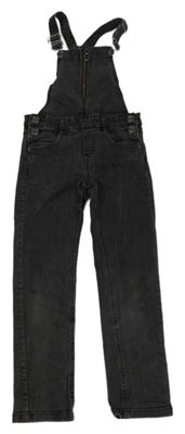 Černošedé riflové laclové kalhoty C&A