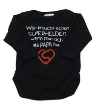 Černé body s nápisy a srdíčkem 