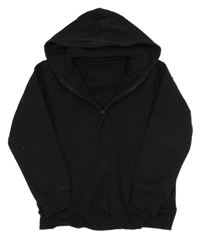 Černá propínací mikina s kapucí Matalan