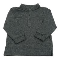 Antracitové mikinotriko s límečkem Matalan