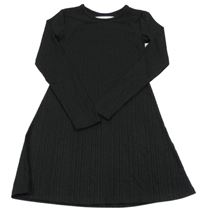 Černé pruhované šaty H&M