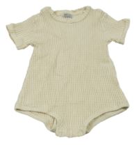 Smetanové žebrované body Hello Baby