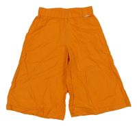 Oranžové plátěné široké kalhoty KIK-KID
