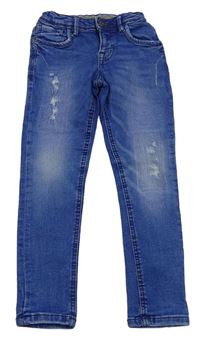 Modré skinny rifle s prošoupáním Denim Co.