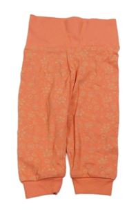 Korálové květované lehké tepláky Lupilu