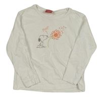 Bílé triko se Snoopym