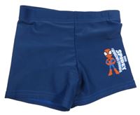 Tmavomodré nohavičkové plavky se Spidermanem George