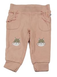 Růžové tepláky s kočkami Liegelind