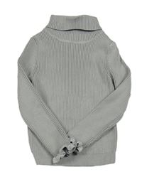 Šedý žebrovaný svetrový rolák Primark