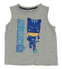 Šedé melírované tílko s Pyžamaskou