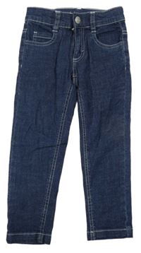 Tmavomodré skinny rifle Alana