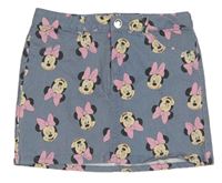 Modrá riflová sukně s Minnie H&M