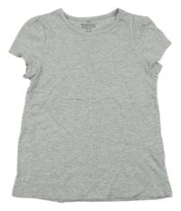 Šedé melírované tričko H&M