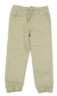 Béžové teplákové cuff rifle Denim Co.