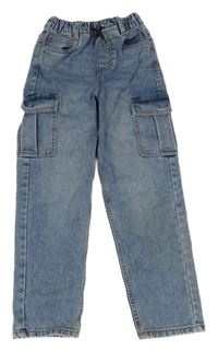 Modré jogger cargo rifle Chapter young
