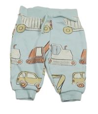 Světlemodré tepláky s bagry zn. Primark