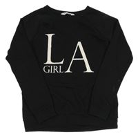 Černé triko s písmeny H&M